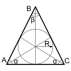 triangle vpis ravnobedr